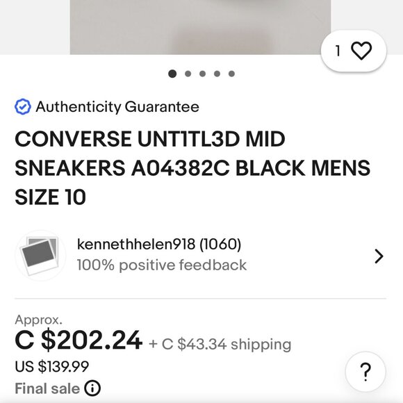 Converse Unt1tl3d Mid Sneakers - Picture 8 of 8